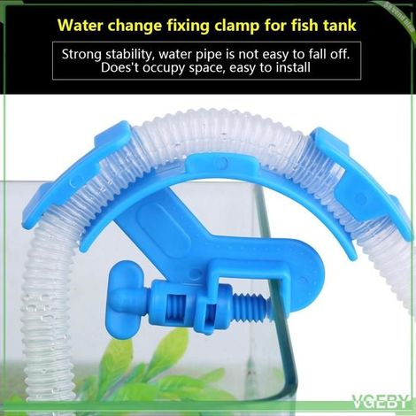 Support de tuyau pour aquarium - FAFEICY - Pince fixe - Plastique - Verre ≤12 mm - Tuyau 12–16 mm (1/5)