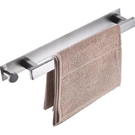 serviettes de salle de bain Étagère en acier inoxydable sans