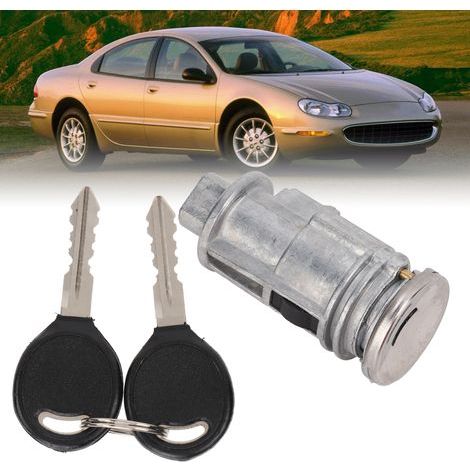 Cylindre de serrure de contact 5003843AB avec 2 clés pour Chrysler 300 Concorde LHS Pacifica, pièce auto de rechange (1/5)