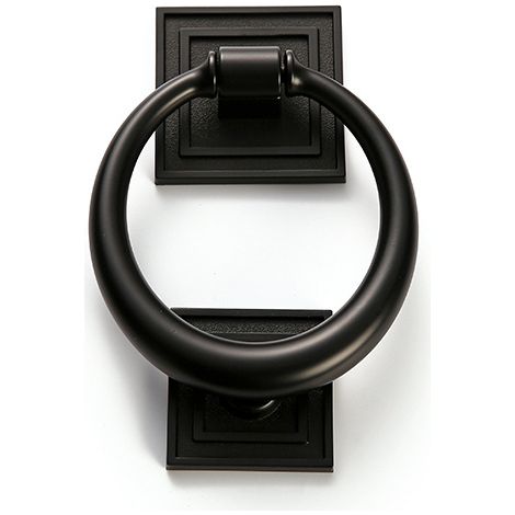 Handforged Vintage Black Door Knocker for Shed Doors, Gates, Fence, Castle and Farmhouse (1, Matte Black) (1/4)