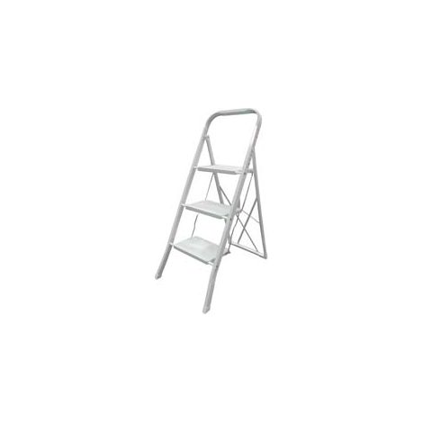 SCALA SGABELLO IN ACCIAIO  4 gradini cm.45x3x141h.    XTRA