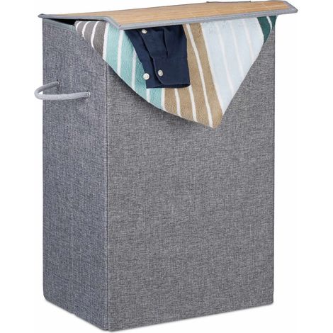 Cesta de ropa con tapa