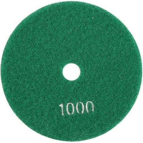 Disques de polissage diamantés humides de 5 pouces (125 mm) pour granit, béton, marbre (1 000) (1/5)