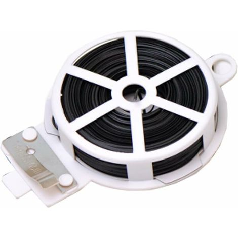 Lien de fixation en métal polyvalent de 50 m, Pour cuisine, bricolage, Attaches, Sac alimentaire, Sac de congélation, Bande d’attache 1pcs Noir (1/5)