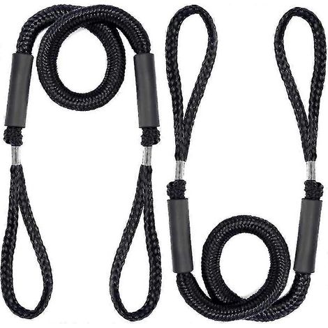 Corde d'amarrage élastique pour bateaux, amarres, cordes élastiques pour kayaks et bateaux, accessoires d'ancrage, lot de 2 (1/5)