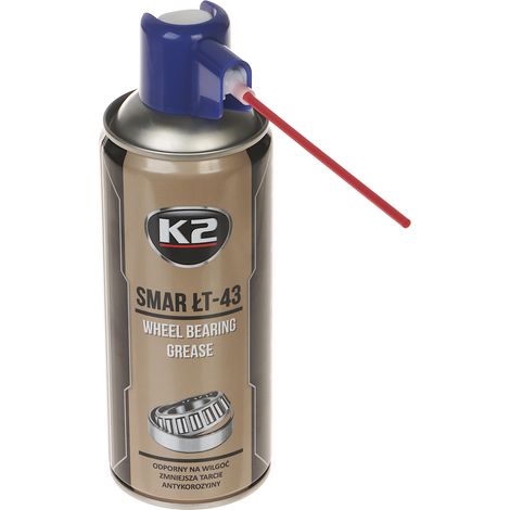 GRASSO PER CUSCINETTI ŁT-43 K2-LT-43/400 SPRAY 400ml K2