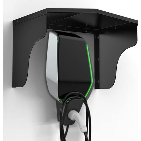 Wallbox Protection Contre Les intempéries, auvent pour Colonne de Charge Toit de Protection pour Station de Charge de Voiture électrique Accessoires pour, Protection Contre la Pluie (1/5)