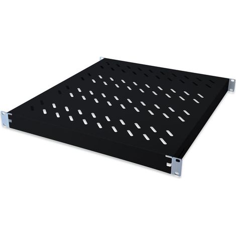 Digitus Estante, Profundidad variable, Para instalación fija, 19", 1U, Capacidad de carga 50 kg, Para armarios de red y servidor (1/4)