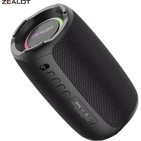 Enceinte Bluetooth portable, caisson de basses sans fil à double diaphragme, boîtier d'enceinte étanche pour extérieur (1/5)