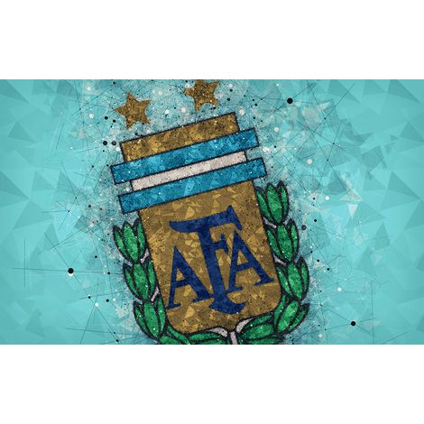 Papier peint panoramique Foot / Football - AFA - Argentine - 130 cm x 81 cm (1/2)