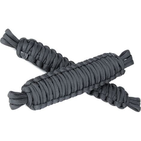 Sangle de limitation de porte pour Jeep Wrangler TJ JK JL JT 2007-2019, tissu noir gris 19,2x3,5cm, lot de 2 (1/5)