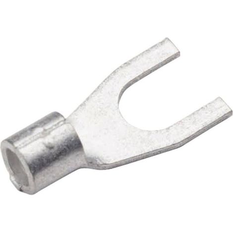 Cimco 180536 Cosse à fourche 1.50 mm² 2.50 mm² Ø du trou=6.5 mm non isolé métal 1 pc(s) D23062