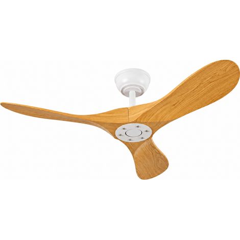 Ventilateur plafond 42 pouces, 6 vitesses, télécommande, 3 pales ABS, moteur CC réversible, sans éclairage, pour chambre ou salle à manger (1/5)