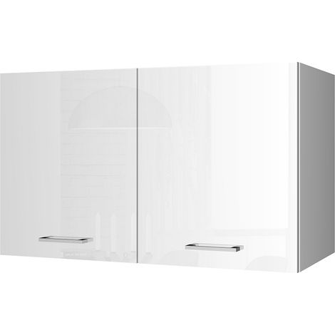 Küchen-Hängeschrank 100 MARANELLO-03 Weiß Hochglanz Breite 100 cm
