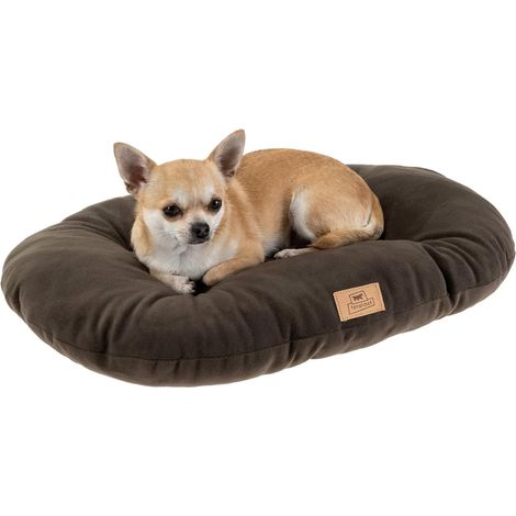 1 - Coussin pour Chien - Tapis pour Chat - En Micropolaire Doux - Lavable en Machine à 30 Degrés - Pour Petit Animal de Compagnie - Gris - 43x30 cm (1/5)