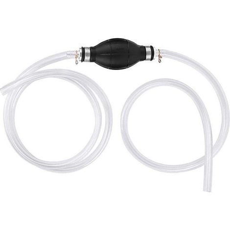 Pompe à siphon de carburant, kit de pompe à siphon de livraison de carburant de 2 m, tuyau de siphon manuel de pompe à eau portable à haut débit, 2 Pvc (1,2 m + 0,8 m) Livraison d'essence automobile (1/5)