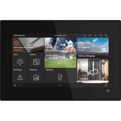 Busch Jaeger IP Touch Lite 7 H8249-1B-03 Innenstation 7 Zoll für Türkommunikation (1/3)