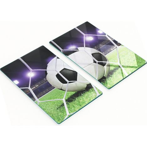 Taglieri da cucina in vetro con grafica di uno stadio di calcio, 2x30x52 cm (1/5)