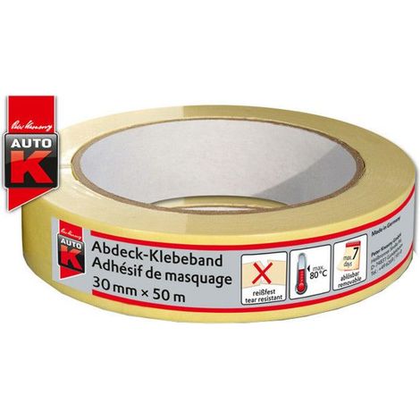 30 mm (Rouleau 50 m) - Adhesif masquage peintur...