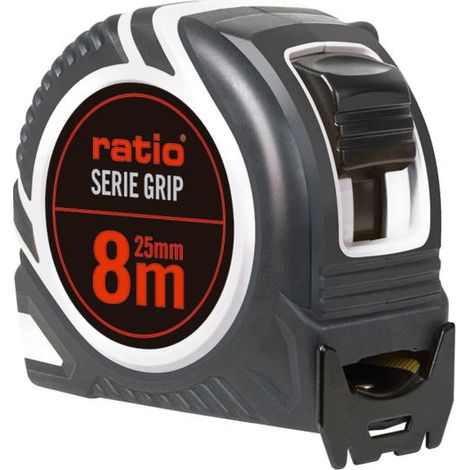 FLEXOMETRO CINTA 25/8 M. GRIP RATIO - EHLIS (1/4)