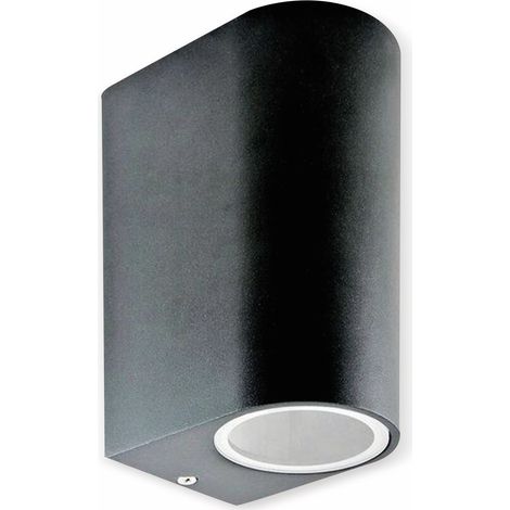 Up Down Strahler Garten Wand Leuchte Außenbereich Beleuchtung Fassaden Alu Lampe schwarz V-Tac 7509