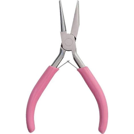 Pince à fil concave ronde miniature de 12,7 cm (5 pouces) en acier au carbone avec poignée antidérapante pour la fabrication de bijoux et le bobinage. (1/5)