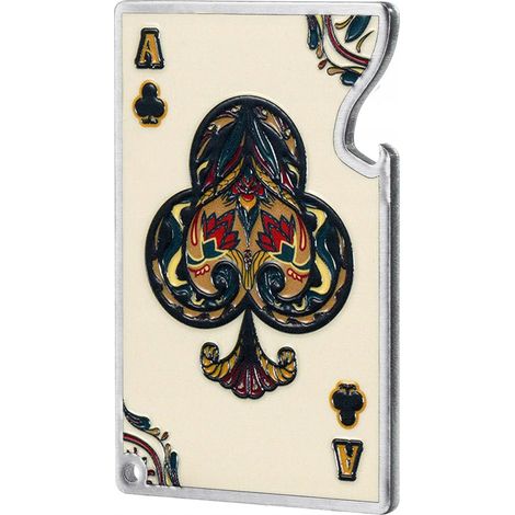KADAX Flaschenöffner, Kapselheber, Spielkarte Design, Bieröffner aus Stahl, Drehverschlussöffner für