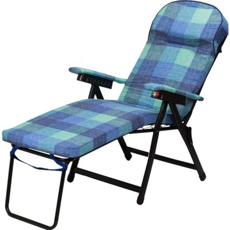 Sdraio Sedia con Cuscino Carrello con Piede Barbara con Ribalta Vari Colori (1/2)