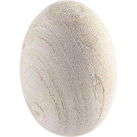 Uovo in legno di Paulownia, H4 cm (kit da 10)