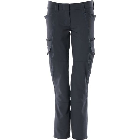 Mascot ACCELERATE Hose mit Schenkeltaschen Damenpassform PEARL Gr. 20 schwarzblau (1/5)