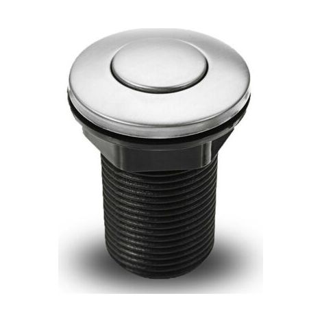 BUNTHAUS 32 mm noirInterrupteur pneumatique à bouton-poussoir pour baignoire, spa, déchets, déchets (1/5)
