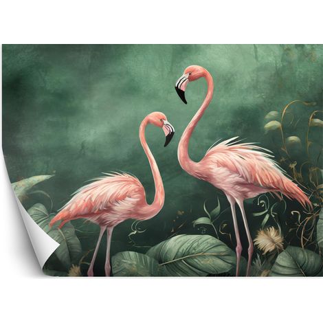 Fototapete Flamingos Natur Botanik 150x105 cm (1/5)