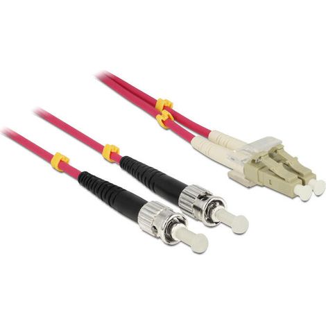 Delock cable optical fiber lc / st multimode om4 2 m (1/2)