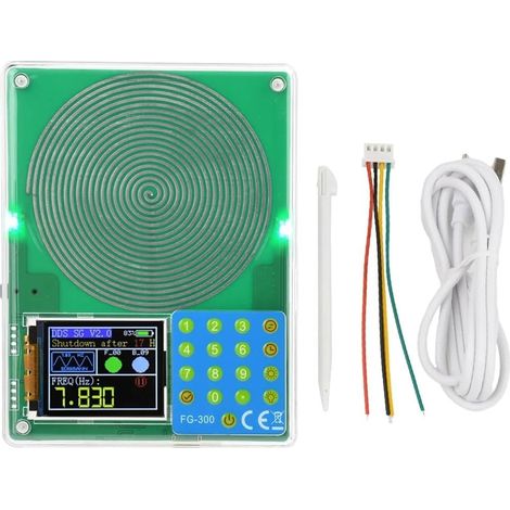 FG-300 DDS Signal Generator Wave, Onde Carrée, Onde de Dents de Scie 0,001Hz-200KHz Écran de Couleur de 1,8 Pouce (1/5)