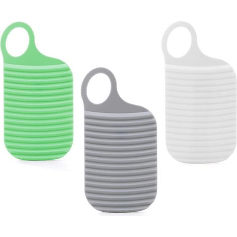 Mini planche à laver pliable en silicone, caoutchouc antidérapant, outil de lavage portable