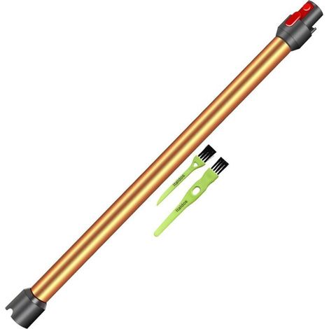 Tube Télescopique Tige Rigide Rallonge compatible pour Dyson V11 V10 V15 V8 V7 Longueur 73 CM Tube À Dégagement Rapide Orange (1/4)