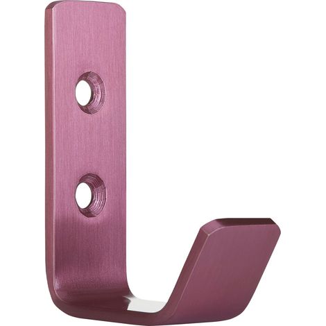 SO-TECH - Patère murale Loxten - L45×P20 mm - Inox - Pour vestiaire, entrée, chambre - Pour manteaux, écharpes, sacs, porte-serviettes - Patère LOXTEN 60×20×45 mm acier