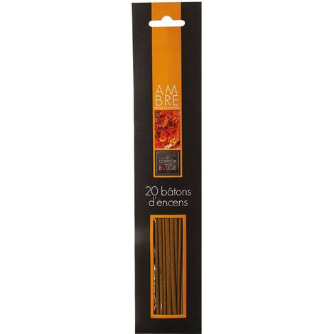 Confezione da 20 bastoncini d'incenso color ambra H25cm - Atmosphera créateur d'intérieur
