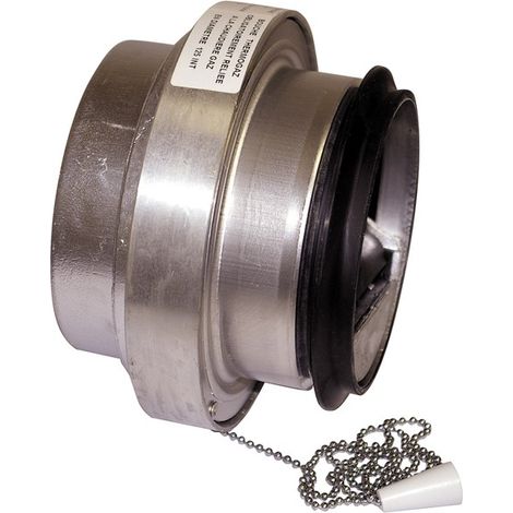 Zubehör mechanische Belüftung - Durchlass THERMOGAZ 30/90 m3/h CC 125/125 - ANJOS: 2711