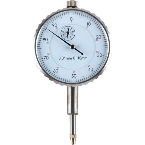 Comparateur Numérique,Dial Indicator Gage 0-10MM Externe Mesure Horloge Précise 0.01mm (1/5)