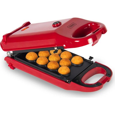 Máquina para hacer bocadillos 6 en 1: waffles, donas y cake pops