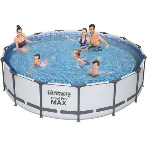 PISCINA STEEL PRO MAX C/TELAIO E ACCES D 457X107 56488