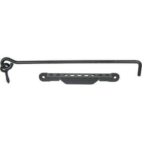 Gegenwindhaken 8 L.350mm Schiene Schwarz - Afbat