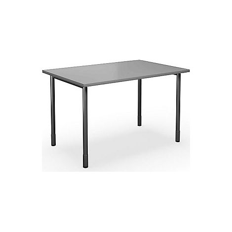 Mesa multiusos DUO-C tablero recto H x P 700 - 800 x 800 mm