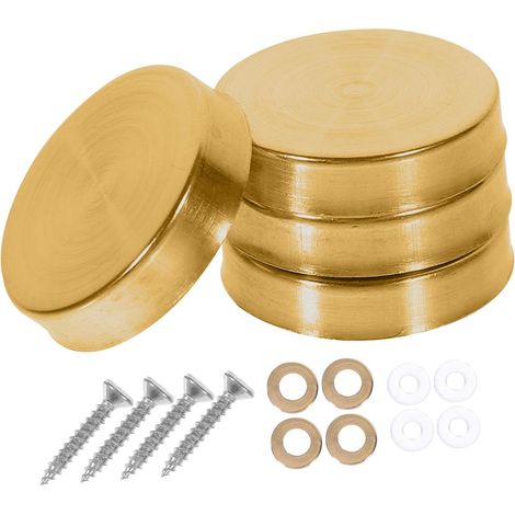 Gatuida Lot de 20 cache-vis décoratifs en verre pour supports (1/5)