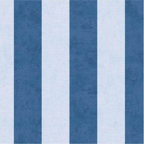 Papel pintado con rayas Profhome 770785 papel pintado no tejido liso con dibujo infantil mate azul azul-claro azul zafiro 5,33 m2