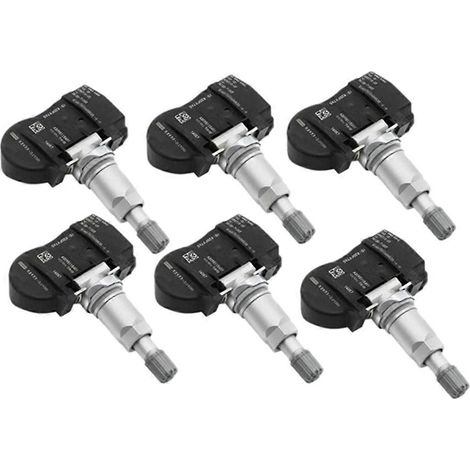 6 sensores de presión de neumáticos TPMS 433 MHz 52933-2J100 para Accent Sorento 12-2019 529332J100 (1/5)