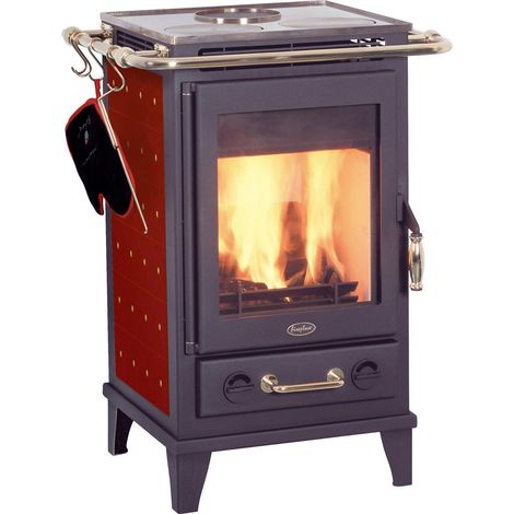 Florenz Keramik bordeaux, 7 kW H909 x B660 x T541 mm, 150 kg