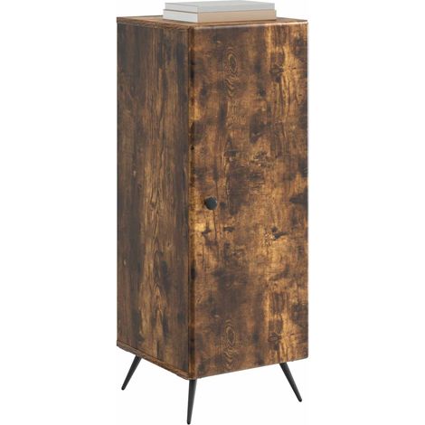 Sideboard/Anrichte/Buffet Geräucherte Eiche 33 x 34,5 x 90 cm Holzwerkstoff LXWW942725 (1/5)