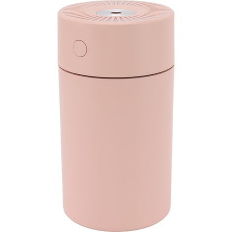 Tragbarer Luftbefeuchter, klein, leiser USB-Tischluftbefeuchter mit farbigem Nachtlicht für Auto, Zuhause, Büro, Schlafzimmer, Rosa (1/5)